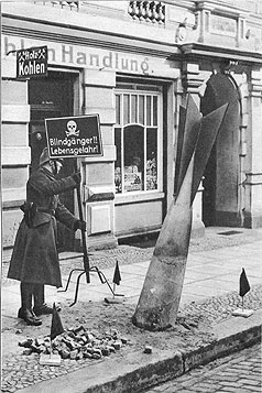 Blindgänger-Markierung