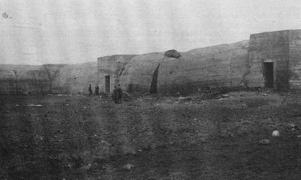 gesprengter Salzgitter-Bunker bei SZ-Barum (nach 1945)